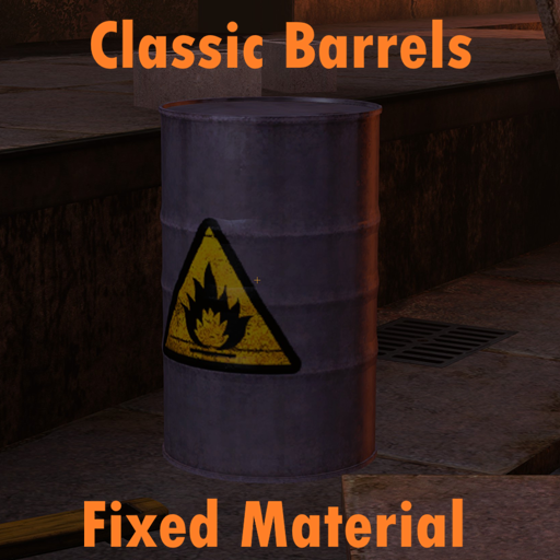 CLASSIC-ER BARRELS (Fixed Envmap/Removed Overly Shiny Effect)