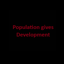 Population gives Development