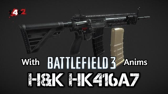 H&K HK416A7 [RNG Magazines] with BF3 Anims