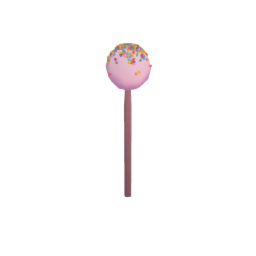 Candy coated cake pop