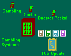 Gambling, Gacha, and Booster Packs!