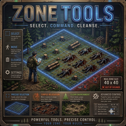 Zone Tools | Alan Araçları – Project Zomboid Mod