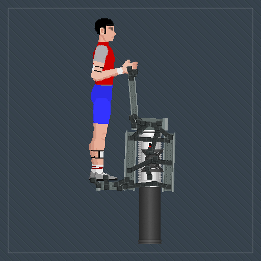 pogo man on stick