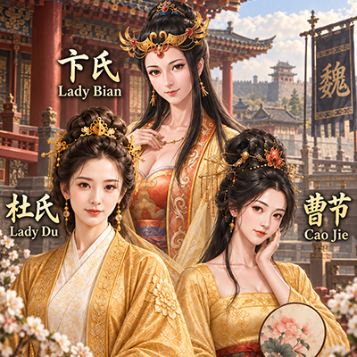 卞氏/杜氏/曹节 立绘 Ladies Bian, Du and Cao Jie portraits preview
