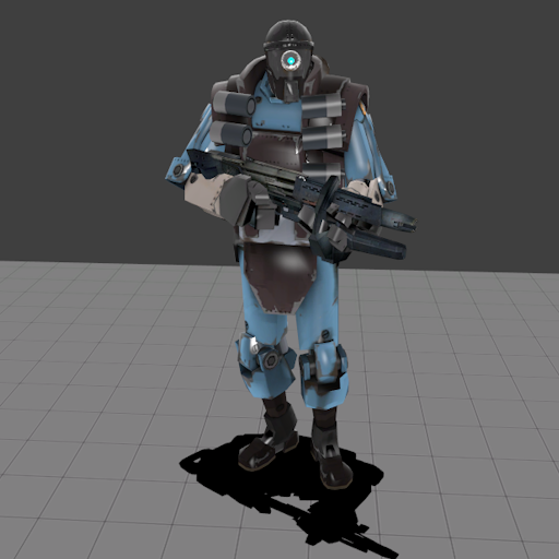 tf2 demoman robot (combine soldiers) preview