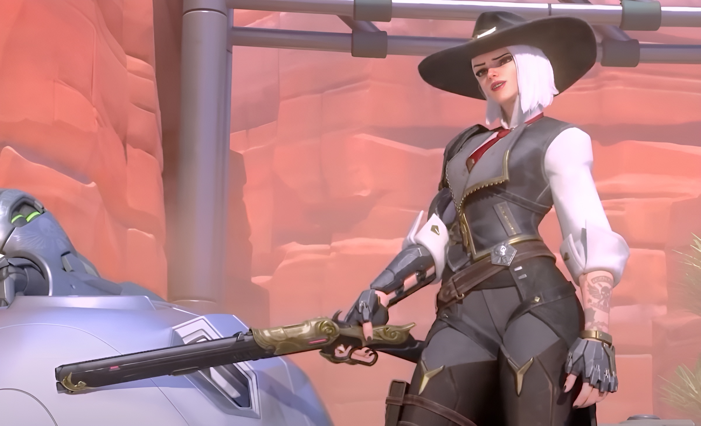 R-18 Ashe [Overwatch] animated PC 4
