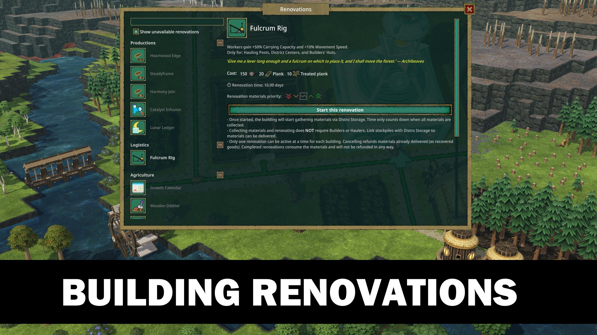 Building Renovations