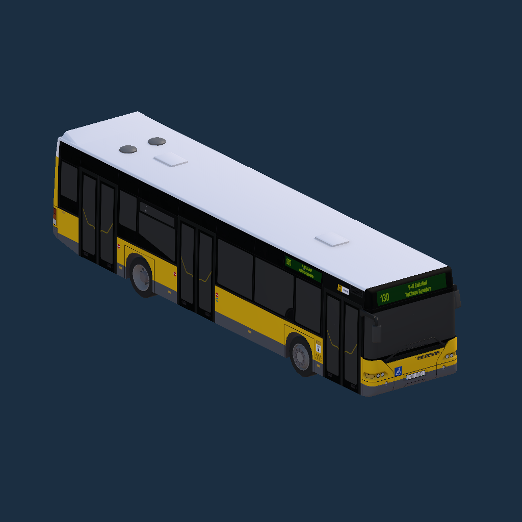Hartmann/Der Südender (BVG Sub) - Neoplan N4416 - Grundlack