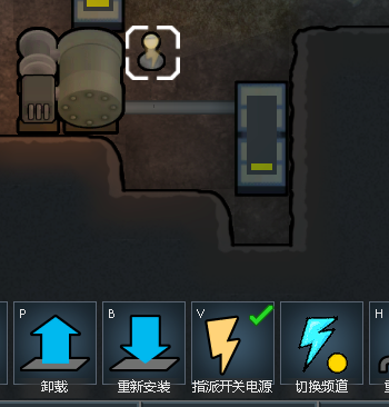 Colored Cables mod preview for RimWorld