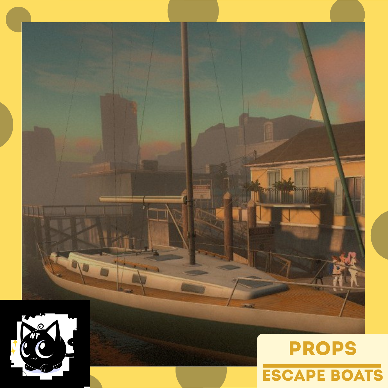 Sailboat escape boat
