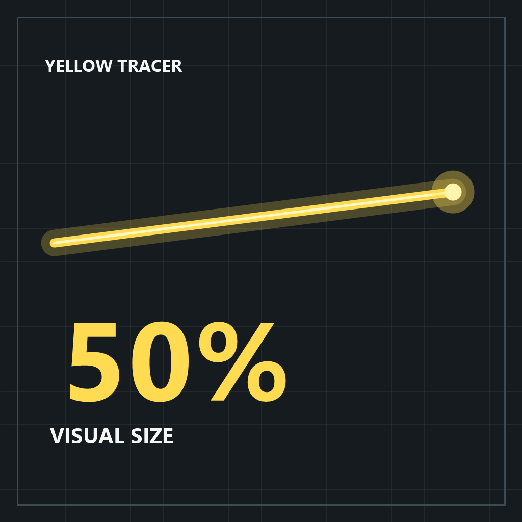 Realistic Bullet Tracers - 50%