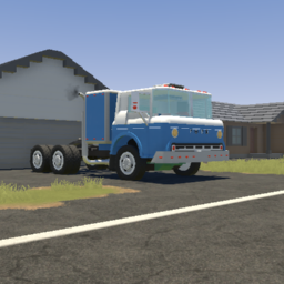 1956 Ford C-800 COE -Ford Blue-Long Haul
