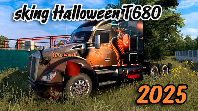 sking Halloween  Kenworth T680