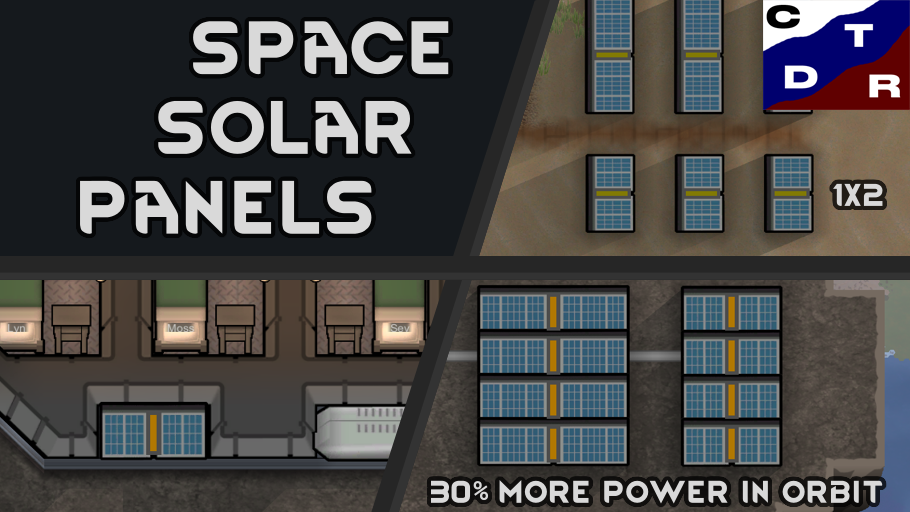 [AV] Space Solar Panels rus mod preview for RimWorld