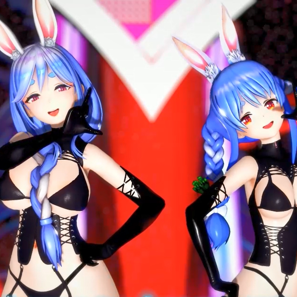 兎田ぺこらxぺこらママ - LADY CRAZY【VTuber】SEX版