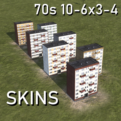 Skins for T06B NA 70s 10-6x3-4 row houses