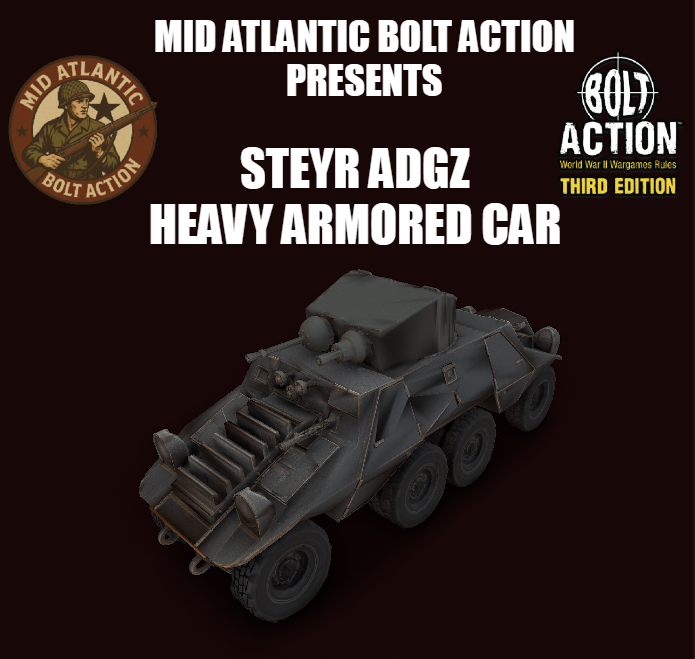 Mid Atlantic Bolt Action Steyr ADGZ Heavy Armored Car