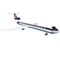 Softbody AIR LINER Hawker Siddeley Trident BEA (British European Airways)