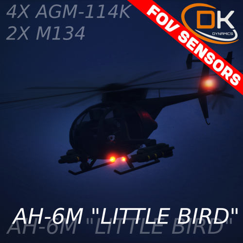 [FOV] AH-6M "LITTLE BIRD" 4x HELLFIRE 2x M134
