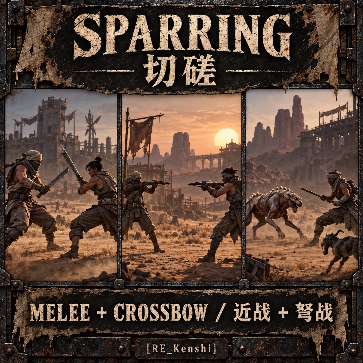 Sparring / 切磋 — Melee & Crossbow Training [RE_Kenshi]