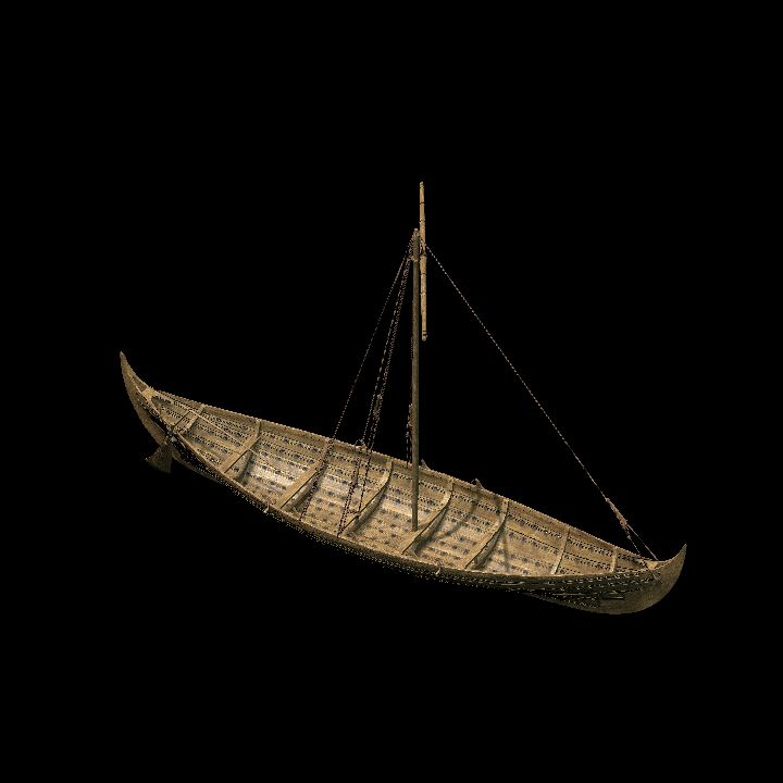 Viking ship 04 - Gislinge - moored