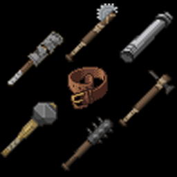 腰带短武器[Short Weapons on Belt] – Project Zomboid Mod