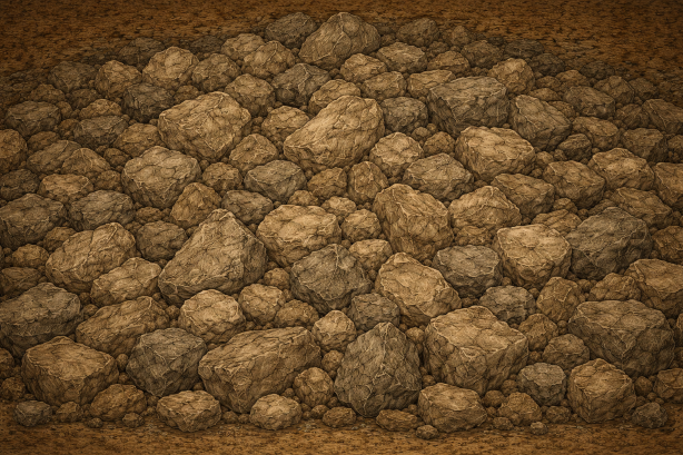 More stone