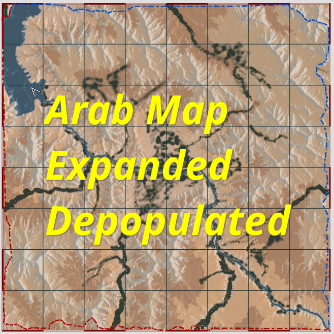 Arab Map Expanded - Depopulated. preview