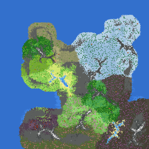 my first map but populated