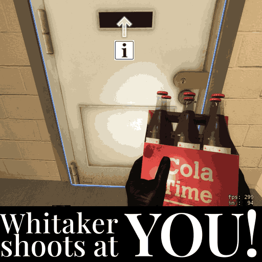 Whitaker shoots at YOU instead of the Tanker