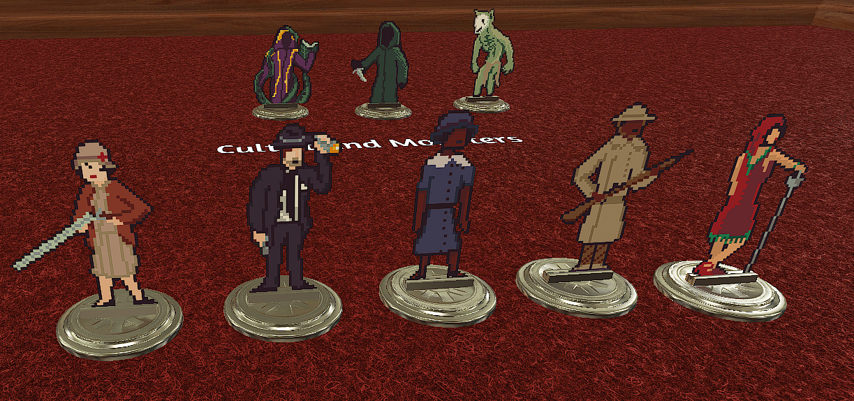 Call of Cthulhu 2D Figurines
