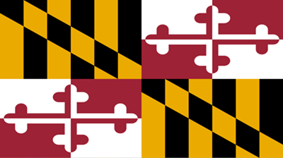The flag of the state of Maryland