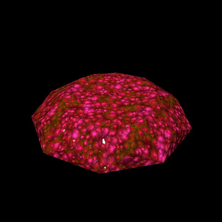 A glowing sigil stone E - blank