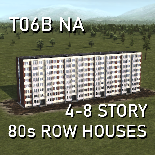 T06B NA 80s 8-4 Story row houses
