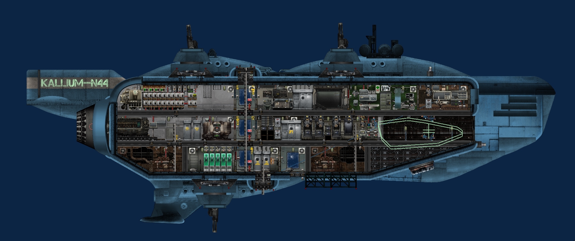 Kallium-N44 Torpedo Class II – Barotrauma Mod