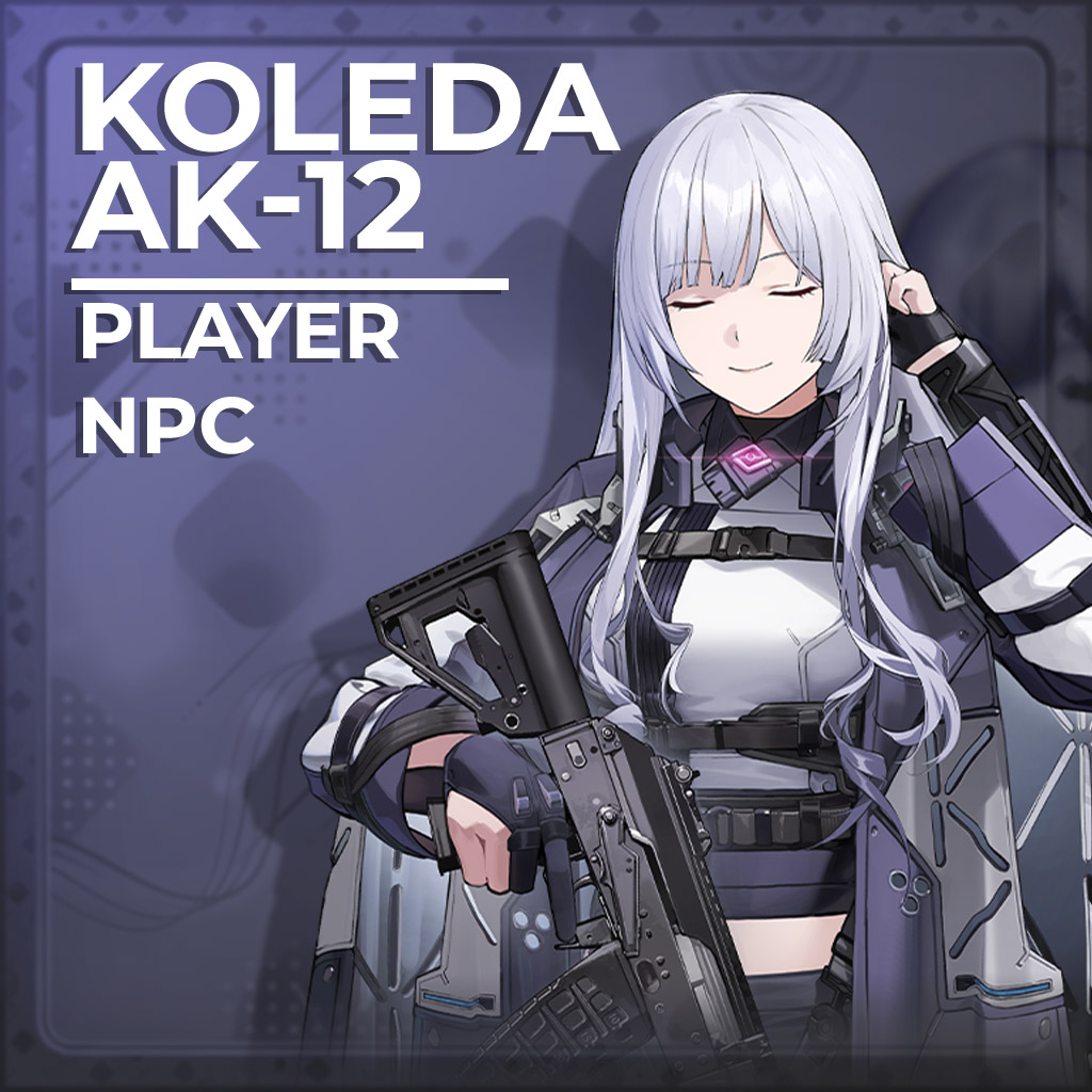 Koleda | AK-12 [Girls' Frontline 2] : [3 Model Pack] Playermodel and NPC