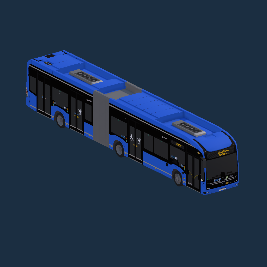 Mercedes eCitaroG MVG München mbH Grundlack Westen