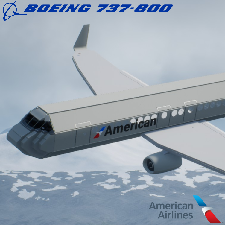 Softbody AIR LINER 737-800 American Airlines