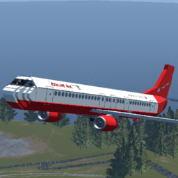 Softbody AIR LINER 737 MAX-10 Redline Air Member of AoA Livery