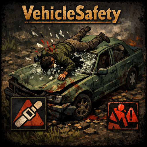 Vehicle Safety - Seatbelt, Crash & Ejection – Project Zomboid Mod