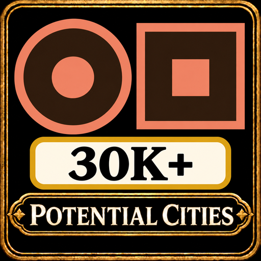 Potential Cities Map Mode