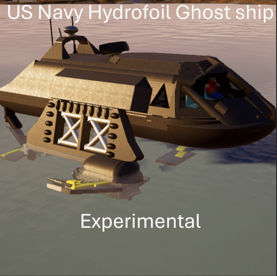 US Navy Hydrofoil Ghost Ship version 1.0