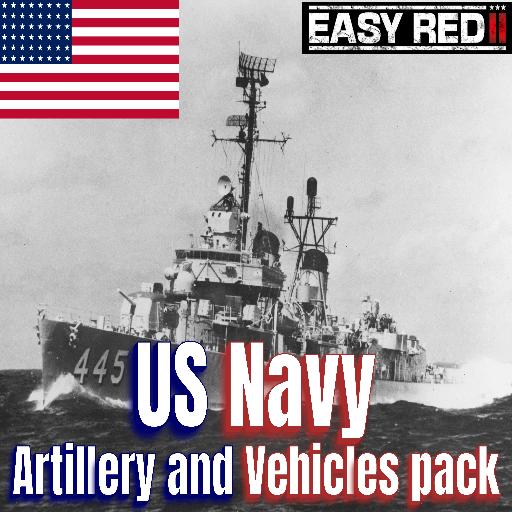 US Navy Artillery and Vehicles pack