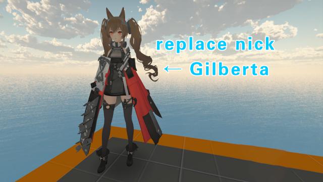 Arknights Endfield Gilberta（明日方舟终末地 洁尔佩塔）replace nick