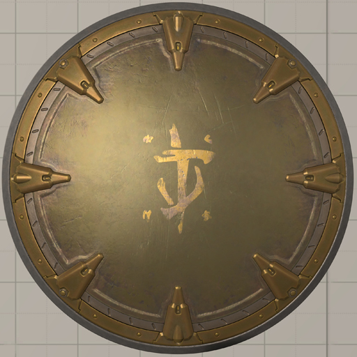 DOOM The Dark Ages Skinned Shield (Prop)