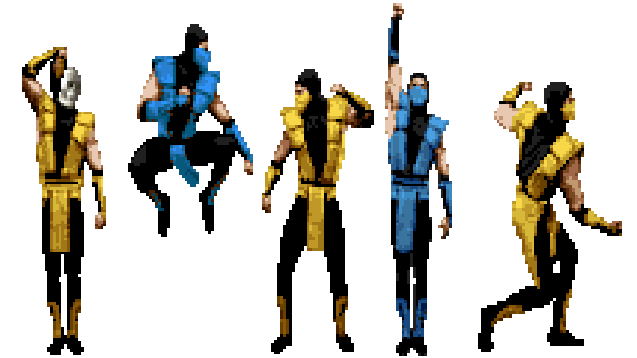 Scorpion & Sub-Zero - Ultimate Mortal Kombat 3 SNES