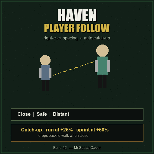 Haven Player Follow – Project Zomboid Mod