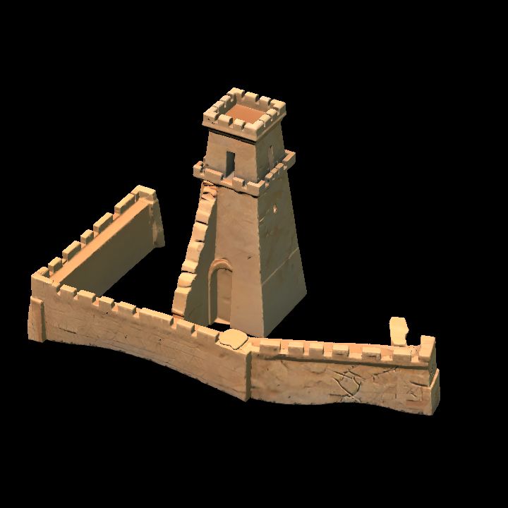 Ruins desert palace 8