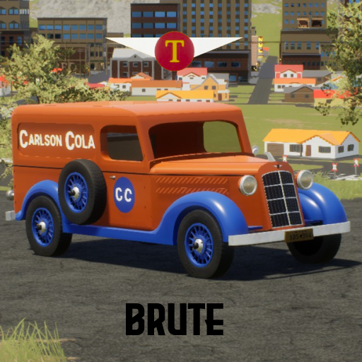Troubadour brute van 1935 2 tone carlson