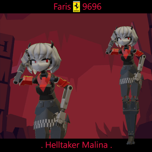 [Kitbash/V2.1] Malina (The Sour Demon) Playermodel/Ragdoll
